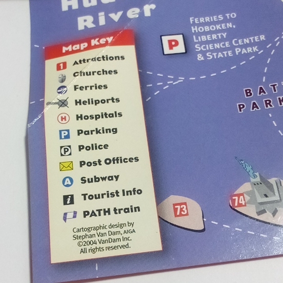 2/$20 VanDam Manhattan Unfolds Downtown Edition ©2004 644736271848 9781932527186 - Picture 9 of 10